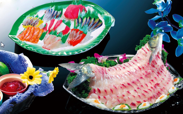 Đĩa Nhật cách điệu để bày sản phẩm sushi, sashimi, hải sản đẹp mắt