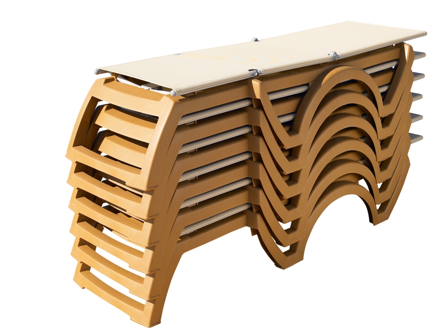 Ghế hồ bơi ghế tắm nắng ghế bãi biển có thiết kế để stackable xếp chồng dễ dàng