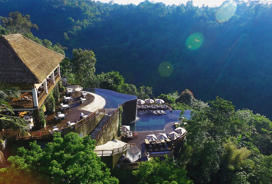 Hanging Gardens ở Bali - Indonesia với view tuyệt với ôm trọn 